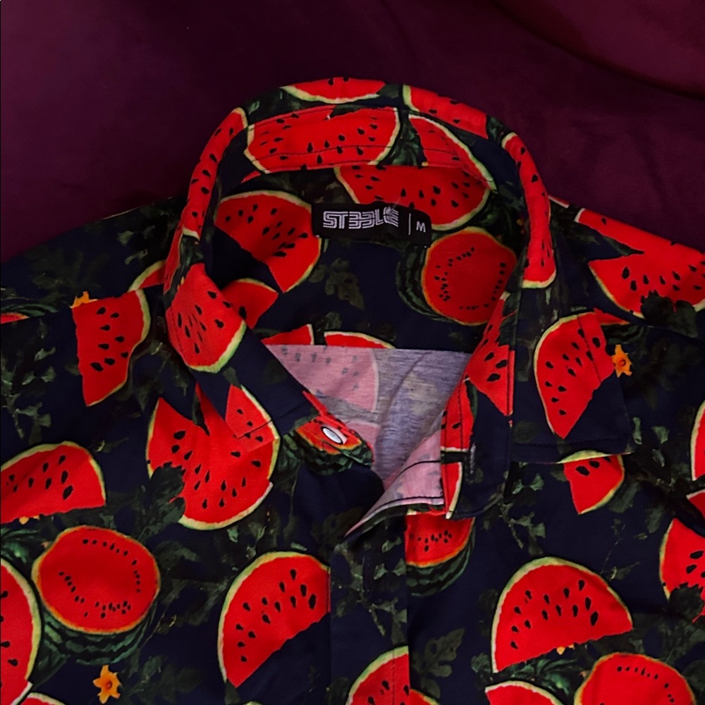 Steele Watermelon Print Men's Shirt